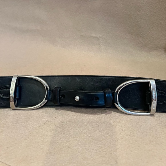 Ralph Lauren black leather belt - Picture 3 of 5